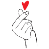 K-Pop Finger Heart