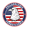 Philadelphia City Pennsylvania State États-Unis Drapeau