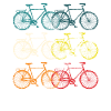 Bicycle bikes retro gift
