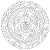 médaillon maori8 blanc
