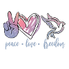 Peace Love Freedom