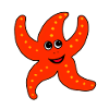 Happy starfish