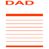 Nutritional Facts Dad T-Shirt