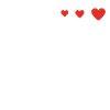 Heart love pistol