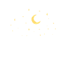 Mystical starry sky