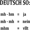 witziger Deutsch-Spruch
