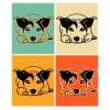 Jack Russell Terrier Pop Art