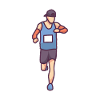 Runner in a Race.