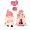 Valentine's day gnome