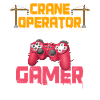 Crane operator and gamer