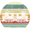 Retro railroad / tram