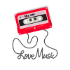 Love music cassette
