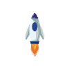 Ich bin eine Rakete