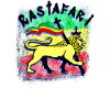 Rastafari - Goldener Rasta-Löwe