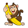 Singe aux bananes