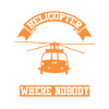 Helicopter airplane pilot flying gift