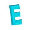 Initial letter E letter