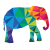 Elefant Bunt