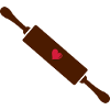 baking roll heart
