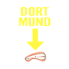 Dortmund Pfeil Mund T-Shirt