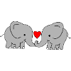 Herz Elefant Liebe