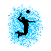 Volley, saut, beach-volley