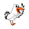 Mouette mer