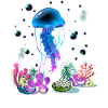 Vacation sea summer marine animals
