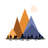 Minimalist mountains