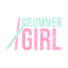 Drummer girl drums