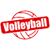Volleyball team sport symbol
