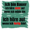 Bauer Landwirt Landwirtschaft Spruch Geschenk