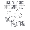 Motorroller Roller Rollerfahrer Geschenk