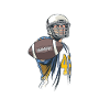 American football player