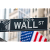 Wall Street street sign New York USA