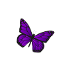 Emoji papillon violet