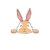 Lapin mignon maman lapin