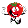 Tomato comic cartoon design