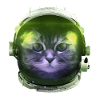 Astronaut cat space space travel funny gift