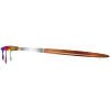 Pinceau d'artiste aux couleurs arc-en-ciel