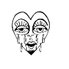 Crying heart