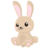 Cute cartoon sitting