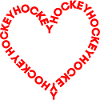 Hockey Valentines Day Heart - Heart - Herz