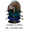 chilled sloth relaxed
