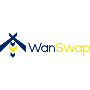Wanswap Blue and Yellow Logo