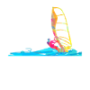 Windsurfing windsurfer gift idea surfboard