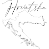 Croatia map as outline HR