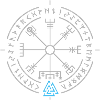 Viking compass Nordic mythology Vegvisir
