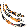 Tiger klo tiger mønster kløer gaveide