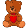 Teddy Bear with a heart